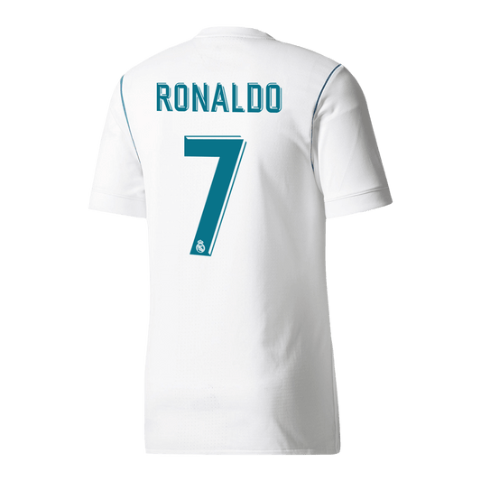 Camiseta Retro 2017/18 Ronaldo #7 Real Madrid Primera Equipación