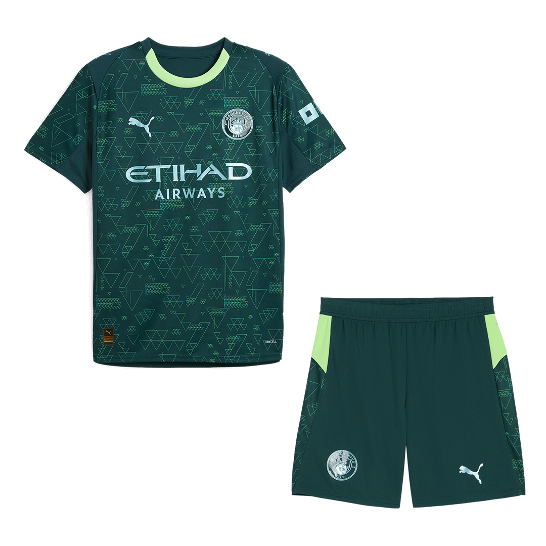 Conjunto Manchester City 2025/26 Cuarta Equipación