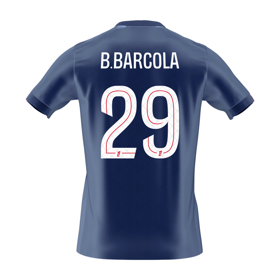 Camiseta B. Barcola #29 PSG 2025/26 Primera Equipación - Versión Hincha (Calidad Premium) - Vista 7