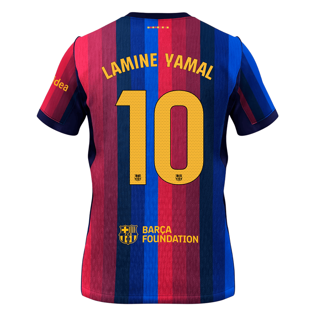 Camiseta LAMINE YAMAL #10 Barcelona 2026/27 Primera Equipación - Versión Hincha