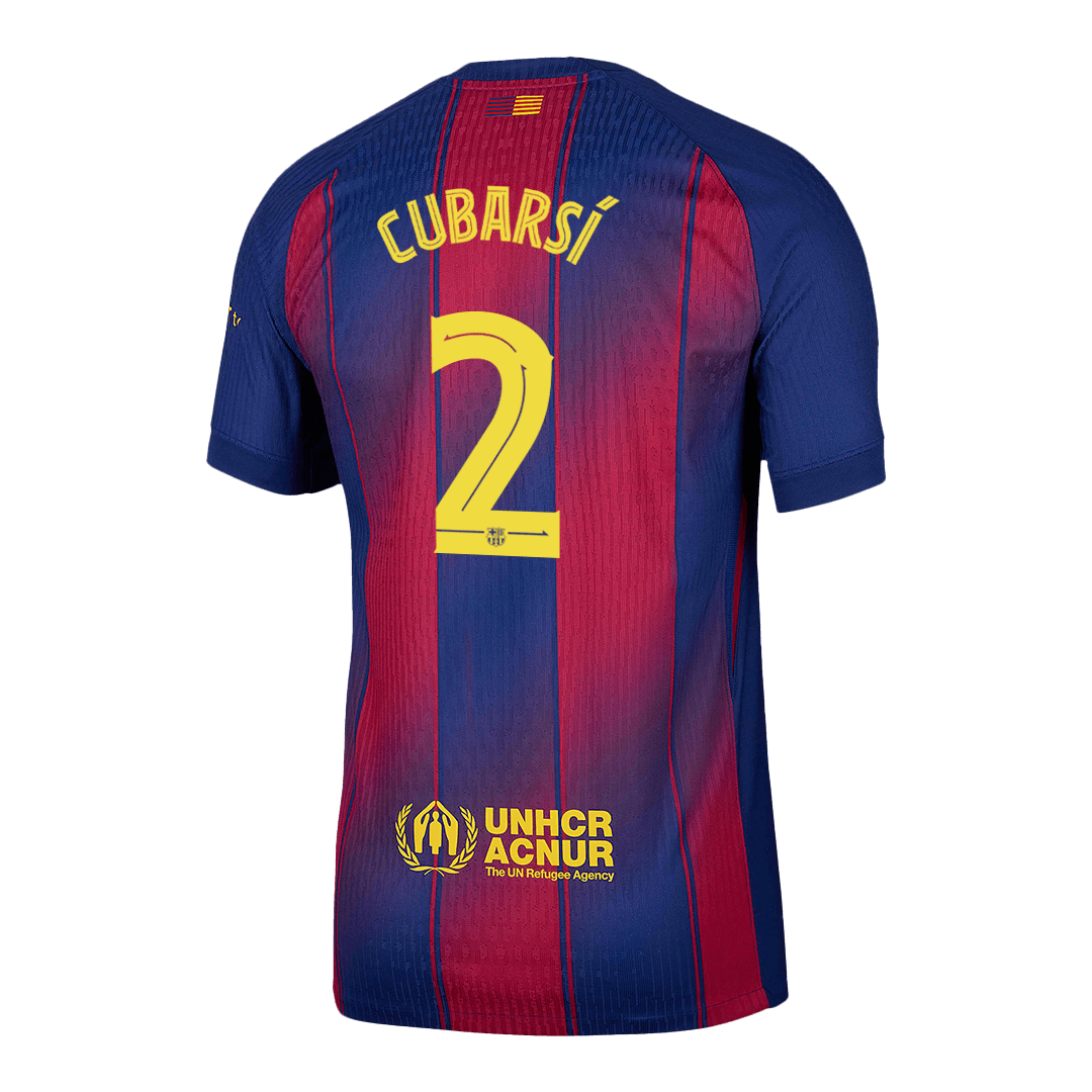 UCL Camiseta Auténtica Cubarsí #2 Barcelona 2025/26 Primera Equipación - Versión Jugador - imagen 13