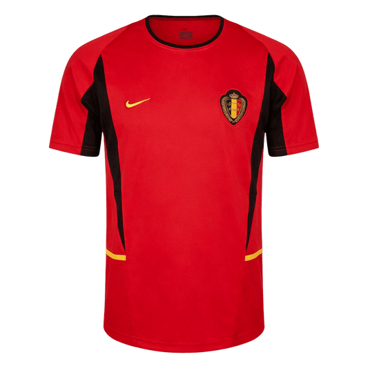Retro 2002 Belgium Primera Equipación Copa del Mundo