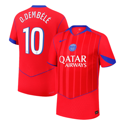 Camiseta Auténtica O. Dembélé #10 PSG 2025/26 Tercera Equipación - Versión Jugador