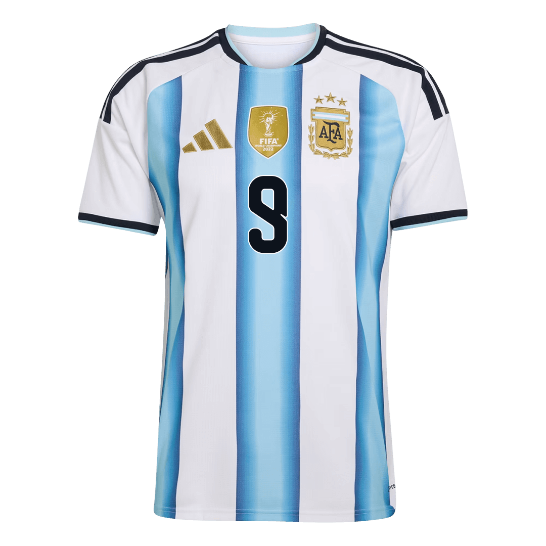 Camiseta J. Álvarez #9 Argentina 2026 Primera Equipación Copa del Mundo - Versión Hincha - Vista 2