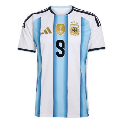 Camiseta J. Álvarez #9 Argentina 2026 Primera Equipación Copa del Mundo - Versión Hincha - Vista 2