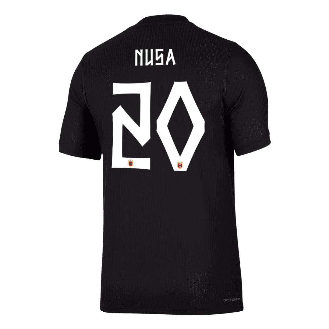 Camiseta Auténtica Nusa #20 Noruega 2026 Segunda Equipación Copa del Mundo - Versión Jugador - Vista 2