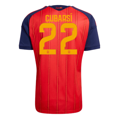 Camiseta Auténtica CUBARSÍ #22 Spain 2026 Primera Equipación Copa del Mundo -Versión Jugador