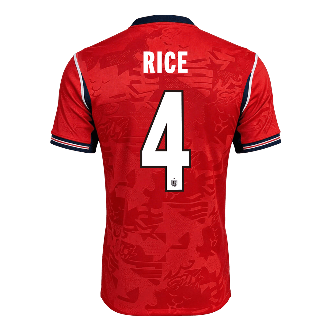 Camiseta Rice #4 Inglaterra 2026 Segunda Equipación Copa del Mundo - Versión Hincha - Vista 7