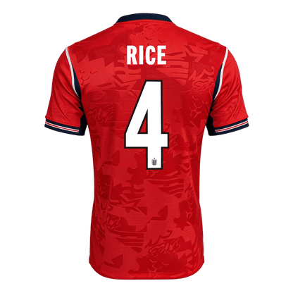 Camiseta Rice #4 Inglaterra 2026 Segunda Equipación Copa del Mundo - Versión Hincha - Vista 7