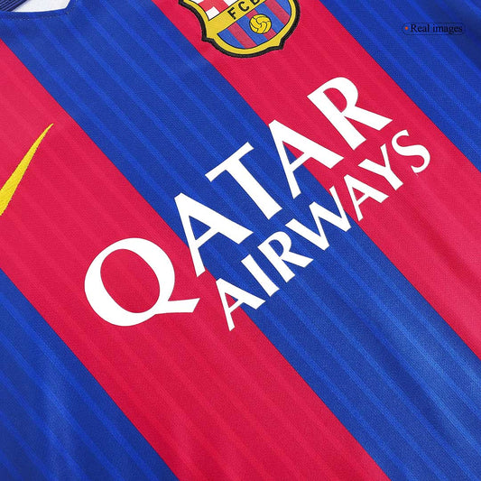 Retro 2016/17 Messi #10 Barcelona Primera Equipación