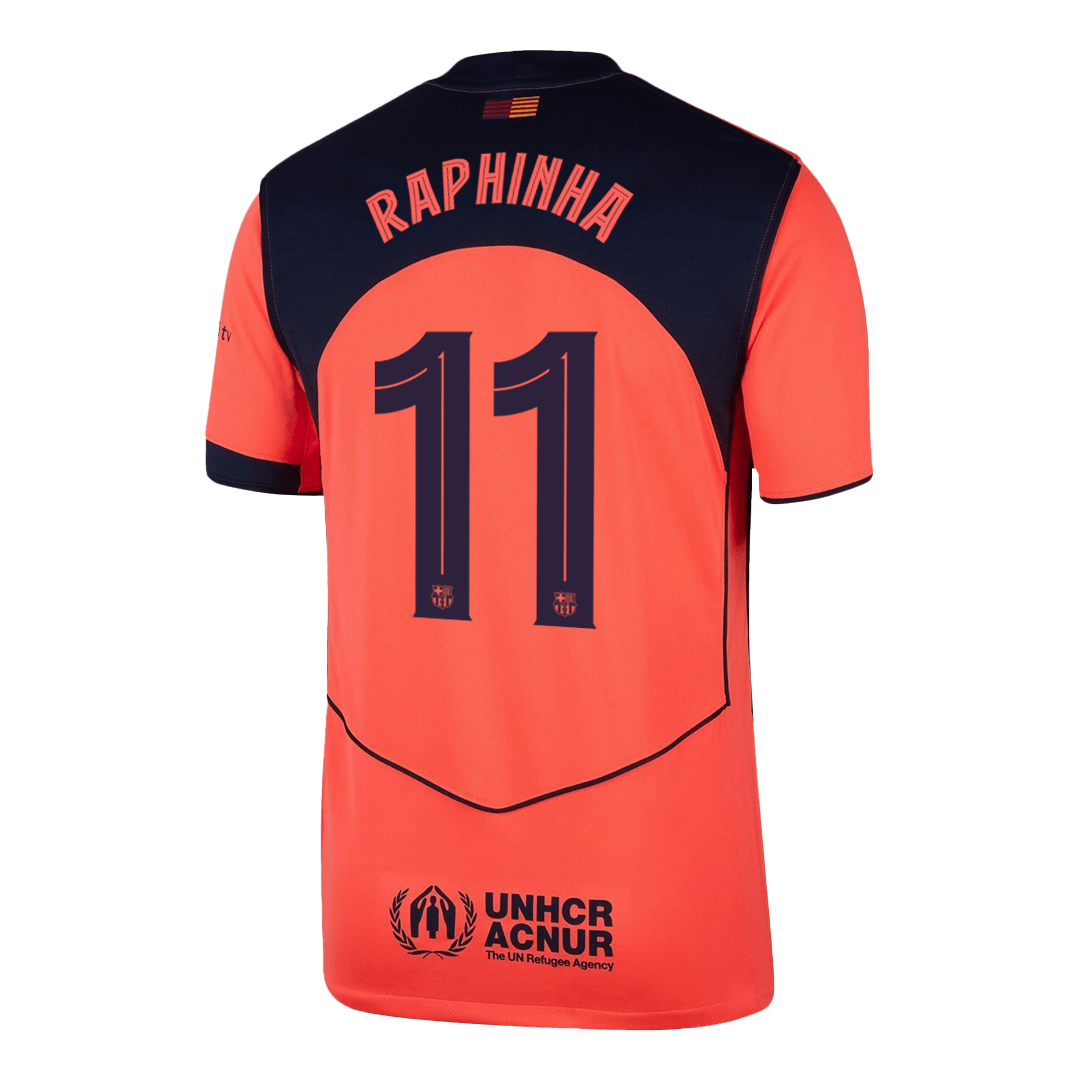 UCL Camiseta Raphinha #11 Barcelona 2025/26 Tercera Equipación - Versión Hincha - imagen 11