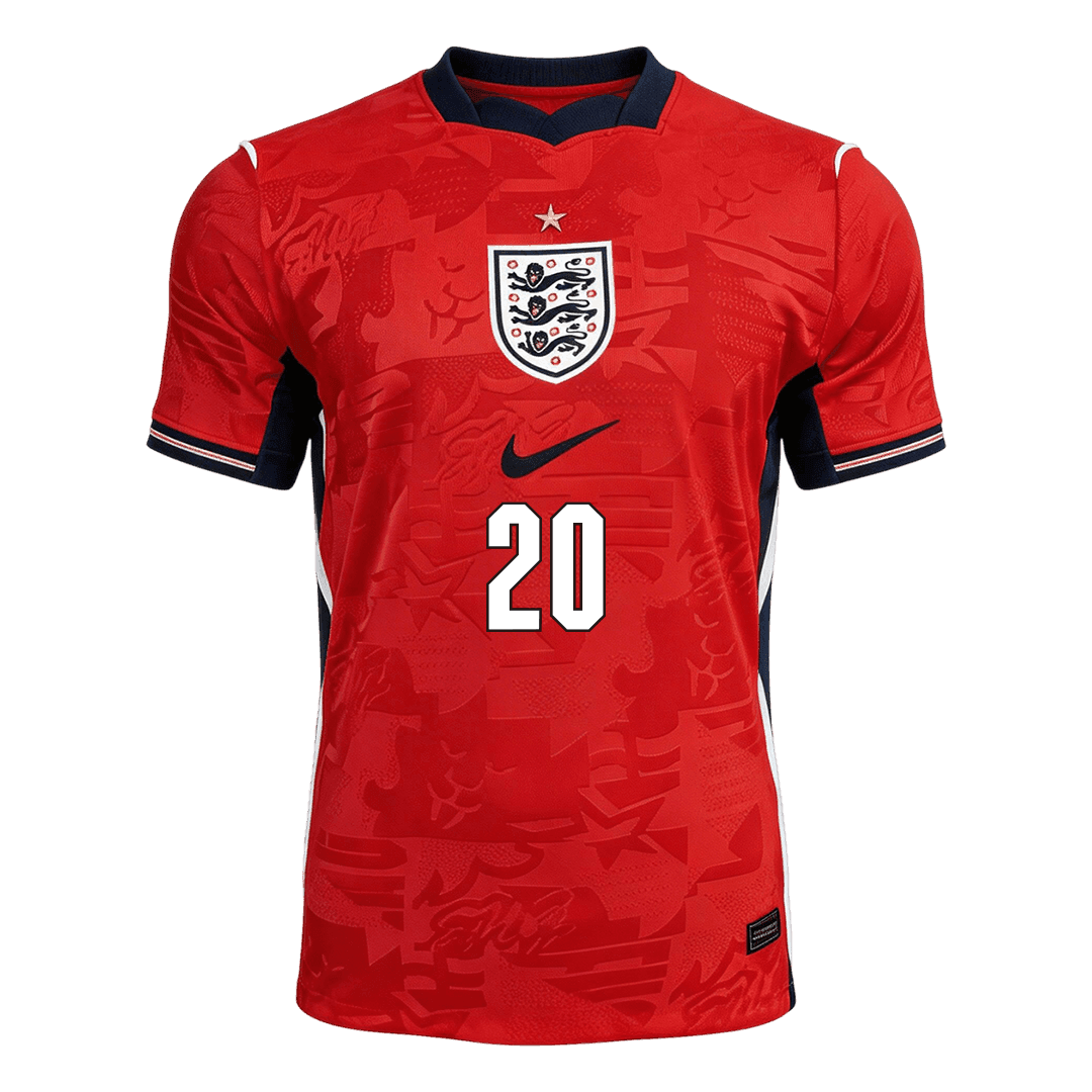 Camiseta Auténtica Palmer #20 Inglaterra 2026 Segunda Equipación Copa del Mundo - Versión Jugador - Vista 7