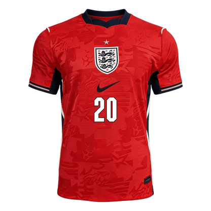 Camiseta Auténtica Palmer #20 Inglaterra 2026 Segunda Equipación Copa del Mundo - Versión Jugador - Vista 7
