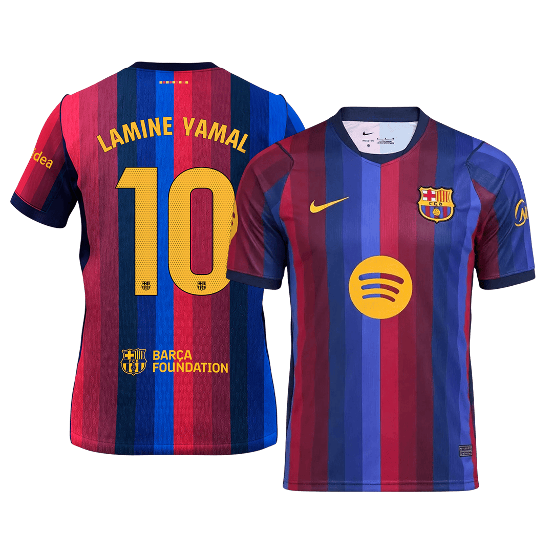 Camiseta LAMINE YAMAL #10 Barcelona 2026/27 Primera Equipación - Versión Hincha