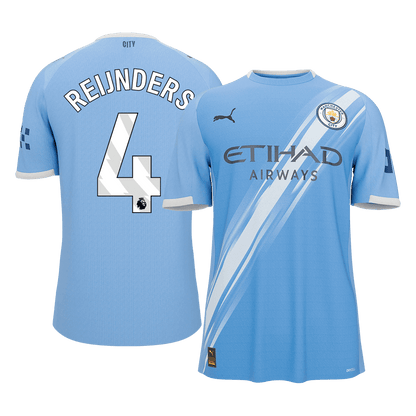 Camiseta Reijnders #4 Manchester City 2025/26 Primera Equipación - Versión Hincha (Calidad Premium)
