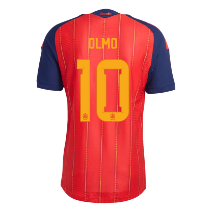 Camiseta Auténtica Olmo #10 España 2026 Primera Equipación Copa del Mundo - Versión Jugador - Vista 2