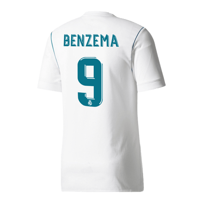Camiseta Retro 2017/18 Benzema #9 Real Madrid Primera Equipación