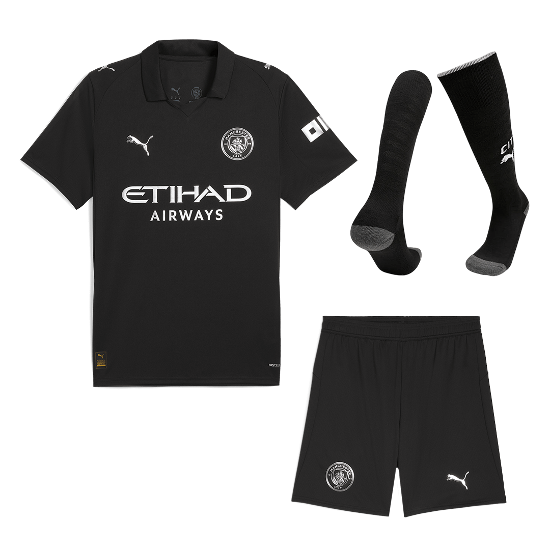 Conjunto Completo Manchester City 2025/26 Segunda Equipación