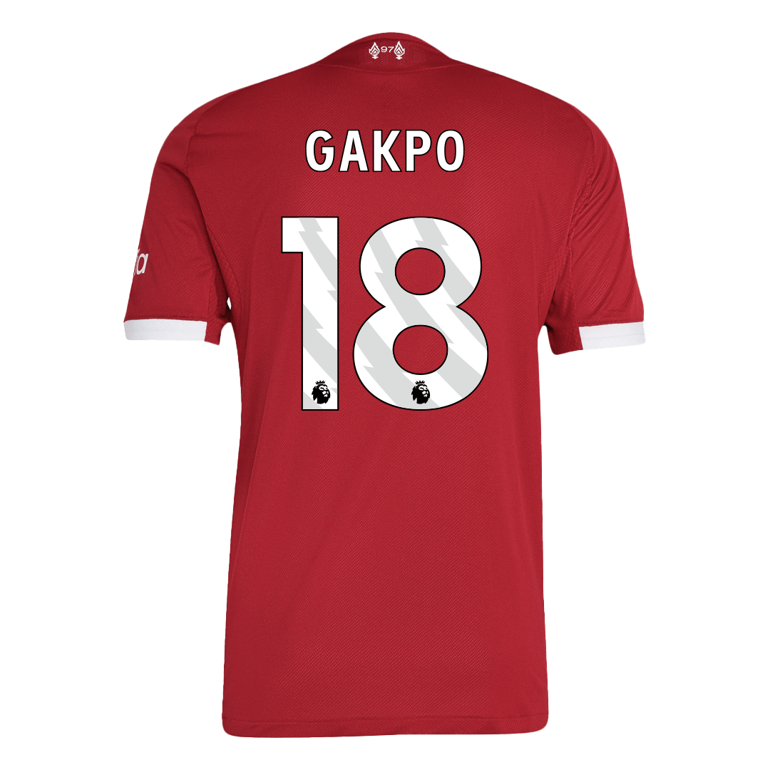 Camiseta Auténtica Gakpo #18 Liverpool 2025/26 Primera Equipación - Versión Jugador - Vista 9