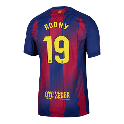 Camiseta Auténtica Roony #19 Barcelona 2025/26 Primera Equipación - Versión Jugador - imagen 13