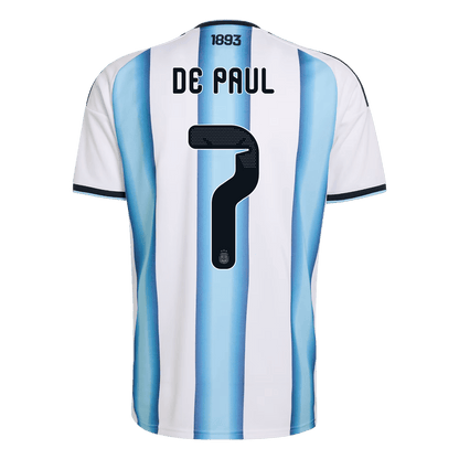Camiseta De Paul #7 Argentina 2026 Primera Equipación Copa del Mundo - Versión Hincha (Calidad Premium) - Vista 9