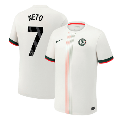 Camiseta Neto #7 Chelsea 2025/26 Segunda Equipación - Versión Hincha