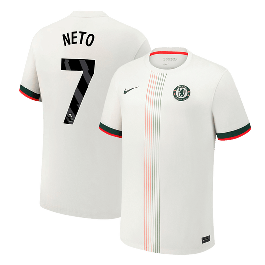 Camiseta Neto #7 Chelsea 2025/26 Segunda Equipación - Versión Hincha