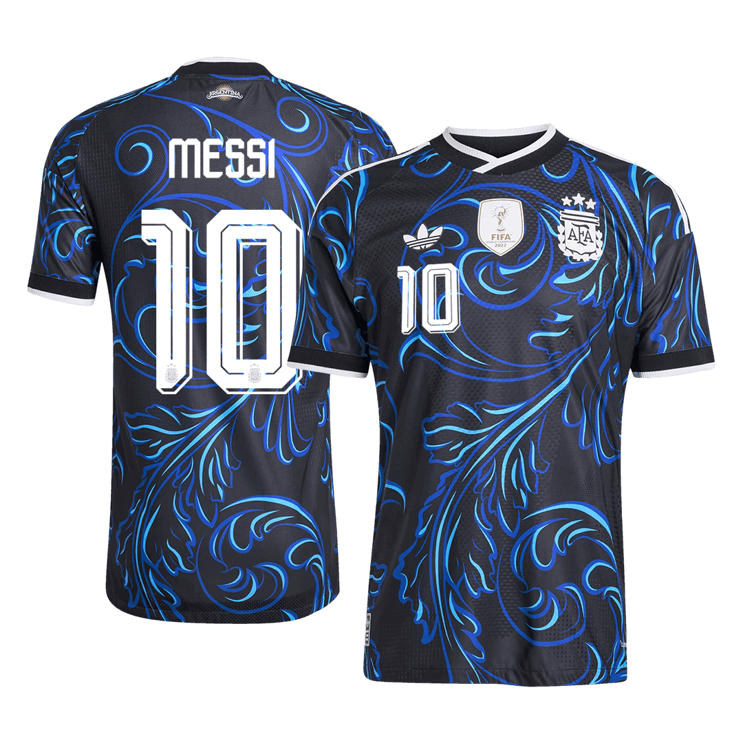 Camiseta Auténtica Messi #10 Argentina 2026 Segunda Equipación Copa del Mundo - Versión Jugador