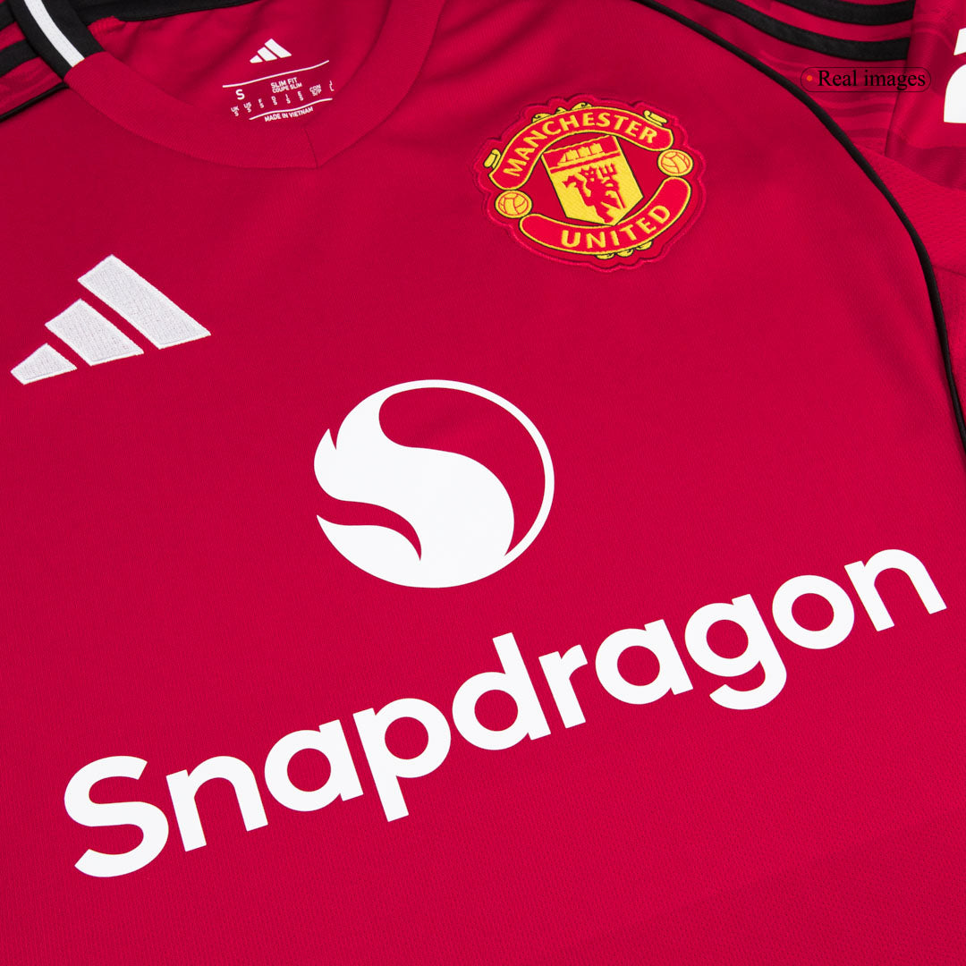 Camiseta Mount #7 Manchester United 2025/26 Primera Equipación - Versión Hincha (Calidad Premium) - Vista 4