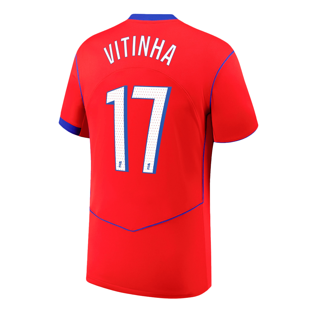 Camiseta Vitinha #17 PSG 2025/26 Tercera Equipación - Versión Hincha - Vista 7