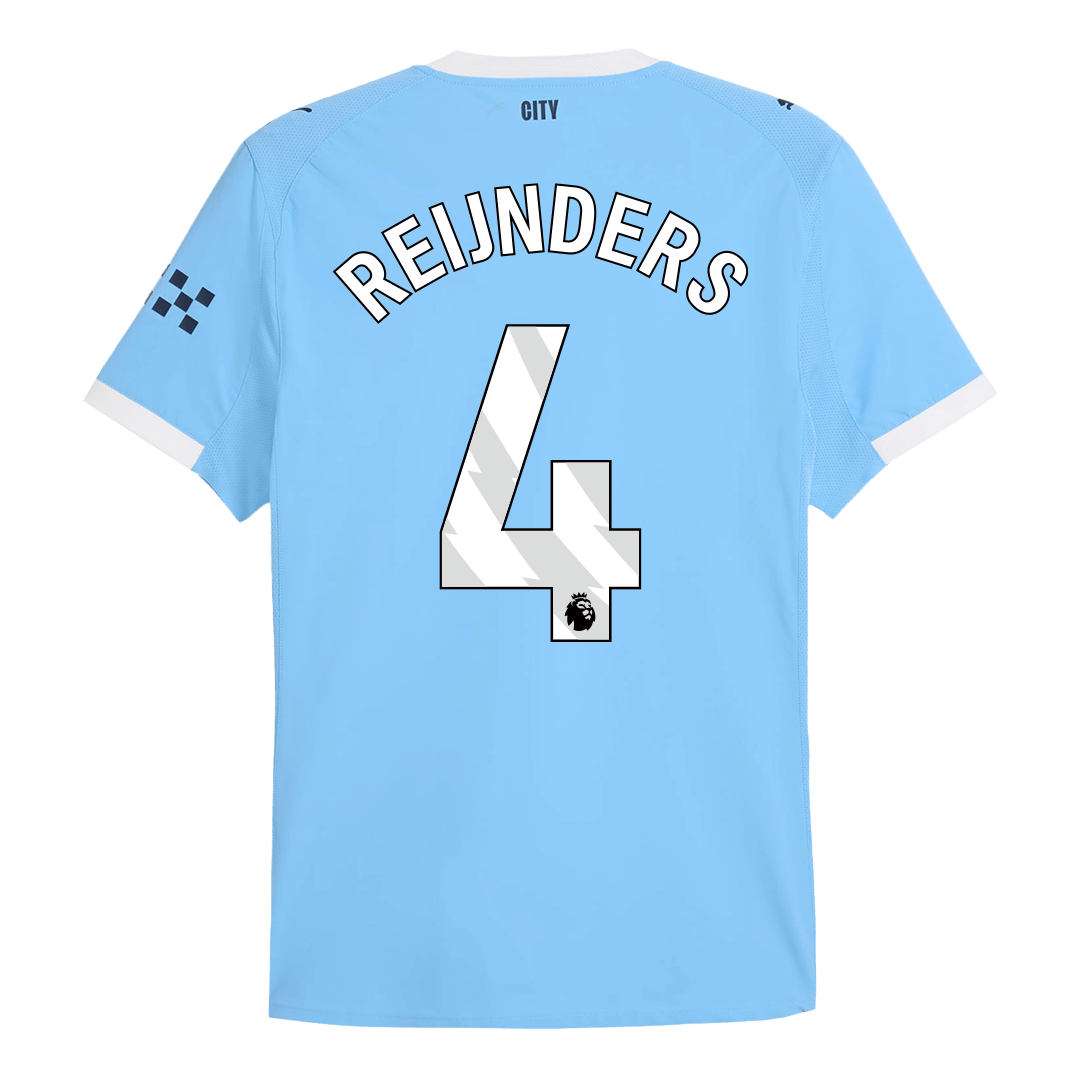 Camiseta Auténtica Reijnders #4 Manchester City 2025/26 Primera Equipación - Versión Jugador - imagen 13