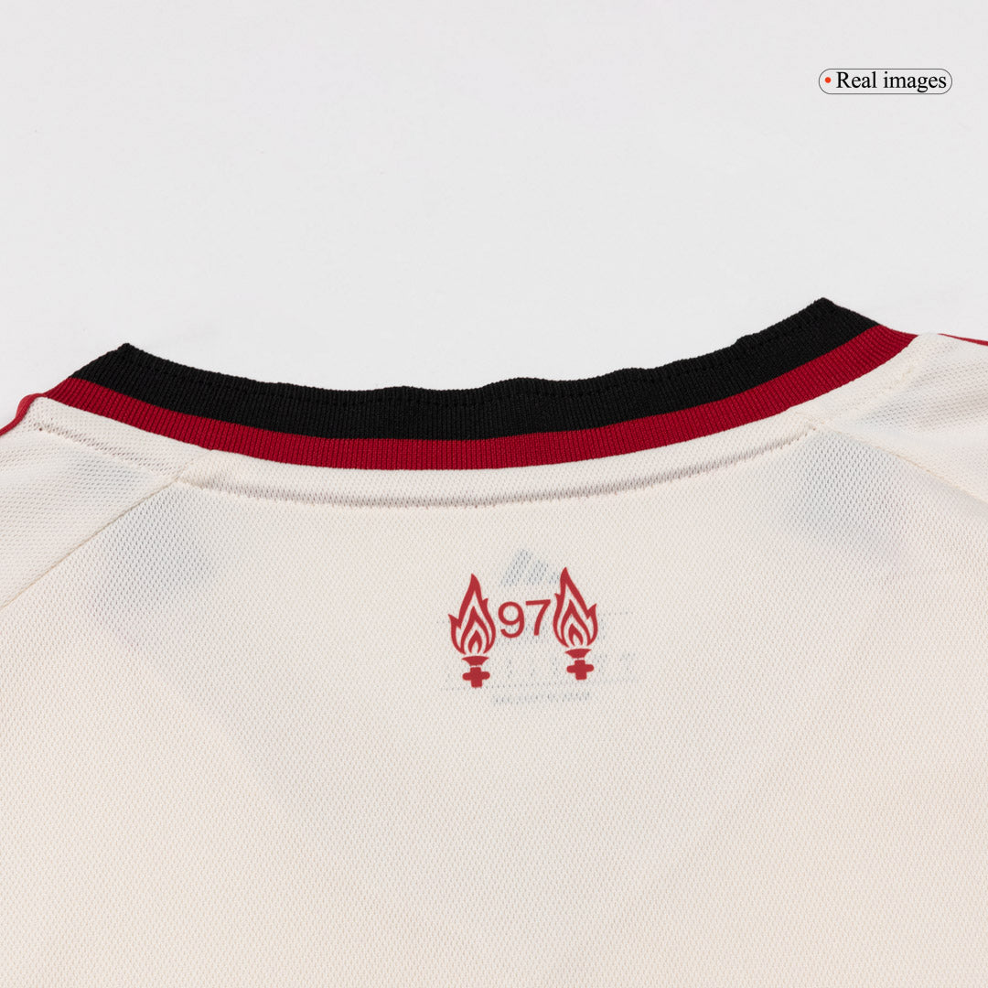 Camiseta Szoboszlai #8 Liverpool 2025/26 Segunda Equipación - Versión Hincha