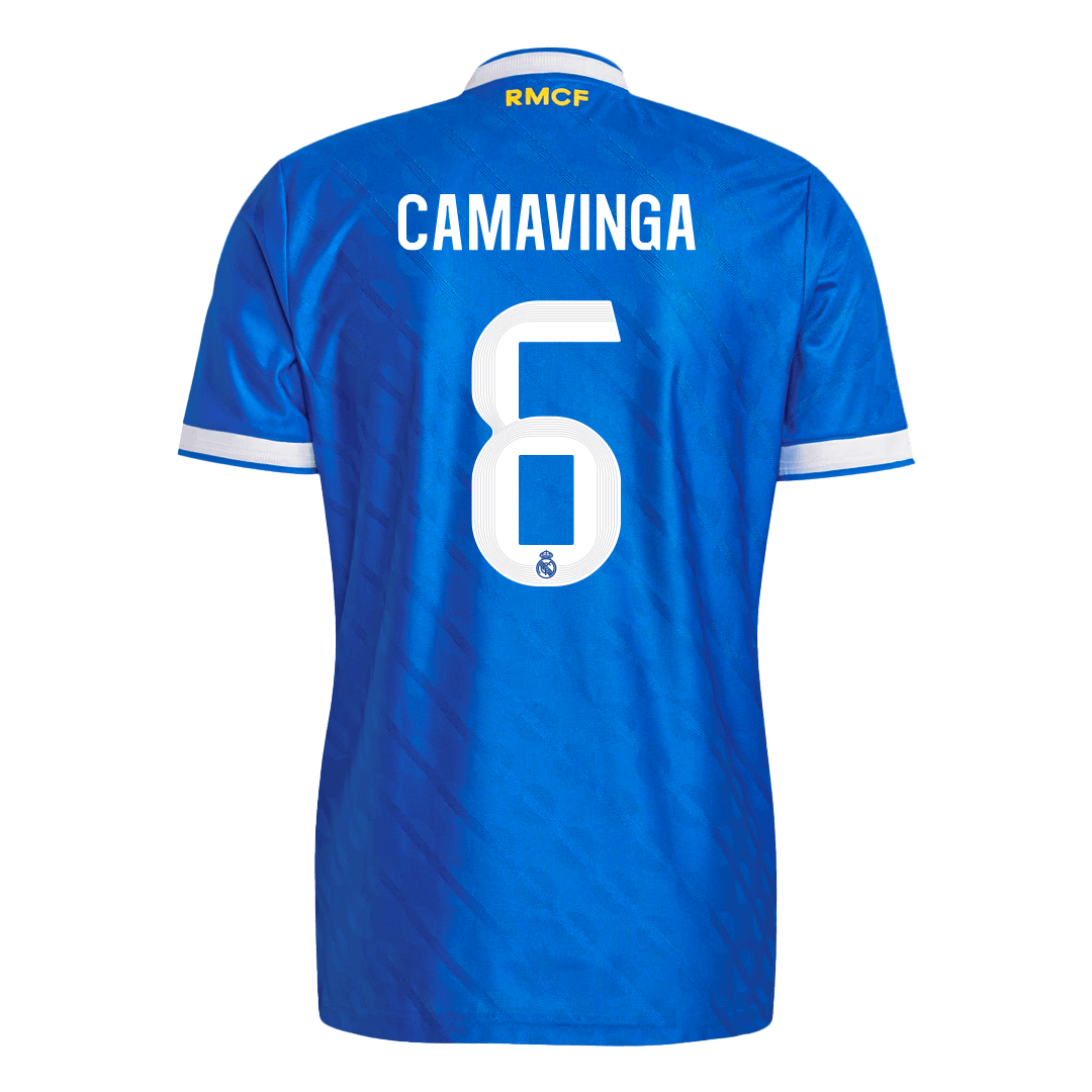 Camiseta Auténtica Camavinga #6 Real Madrid 2025/26 Tercera Equipación - Versión Jugador - Vista 9