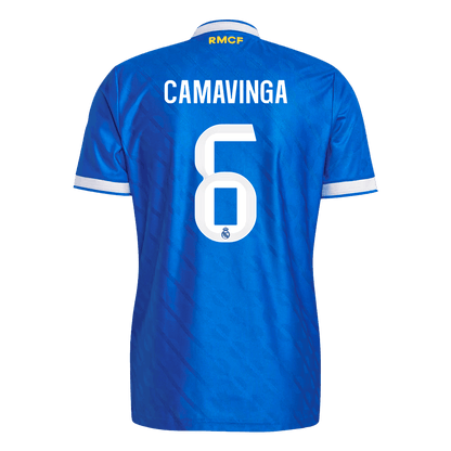 Camiseta Auténtica Camavinga #6 Real Madrid 2025/26 Tercera Equipación - Versión Jugador - Vista 9