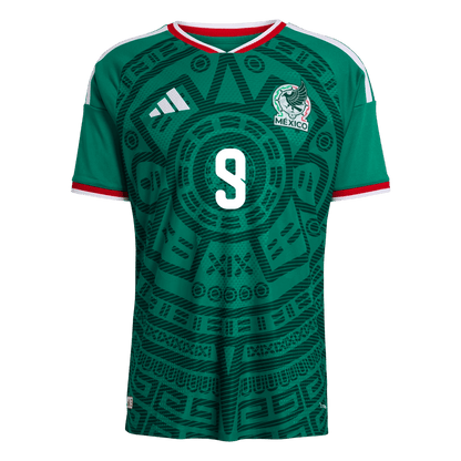 Camiseta Auténtica Raúl #9 México 2026 Primera Equipación Copa del Mundo - Versión Jugador - Vista 9