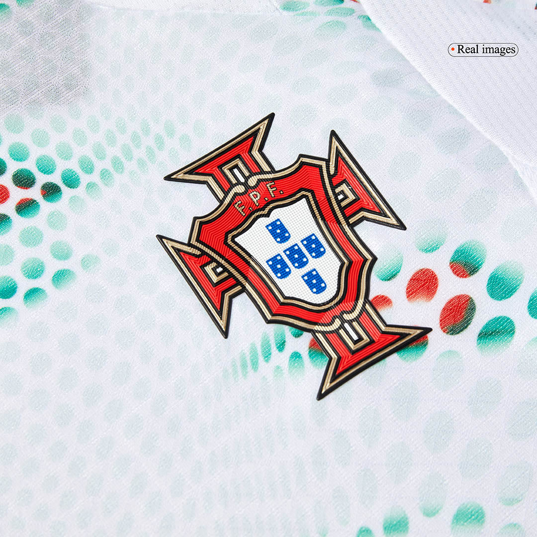 Camiseta Auténtica Portugal 2025 Segunda Equipación Hombre - Versión Jugador - Vista 9