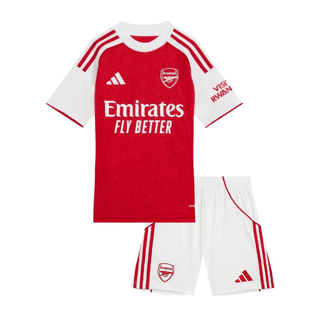 Miniconjunto Arsenal 2025/26 Local Niño (Camiseta + Pantalón Corto)