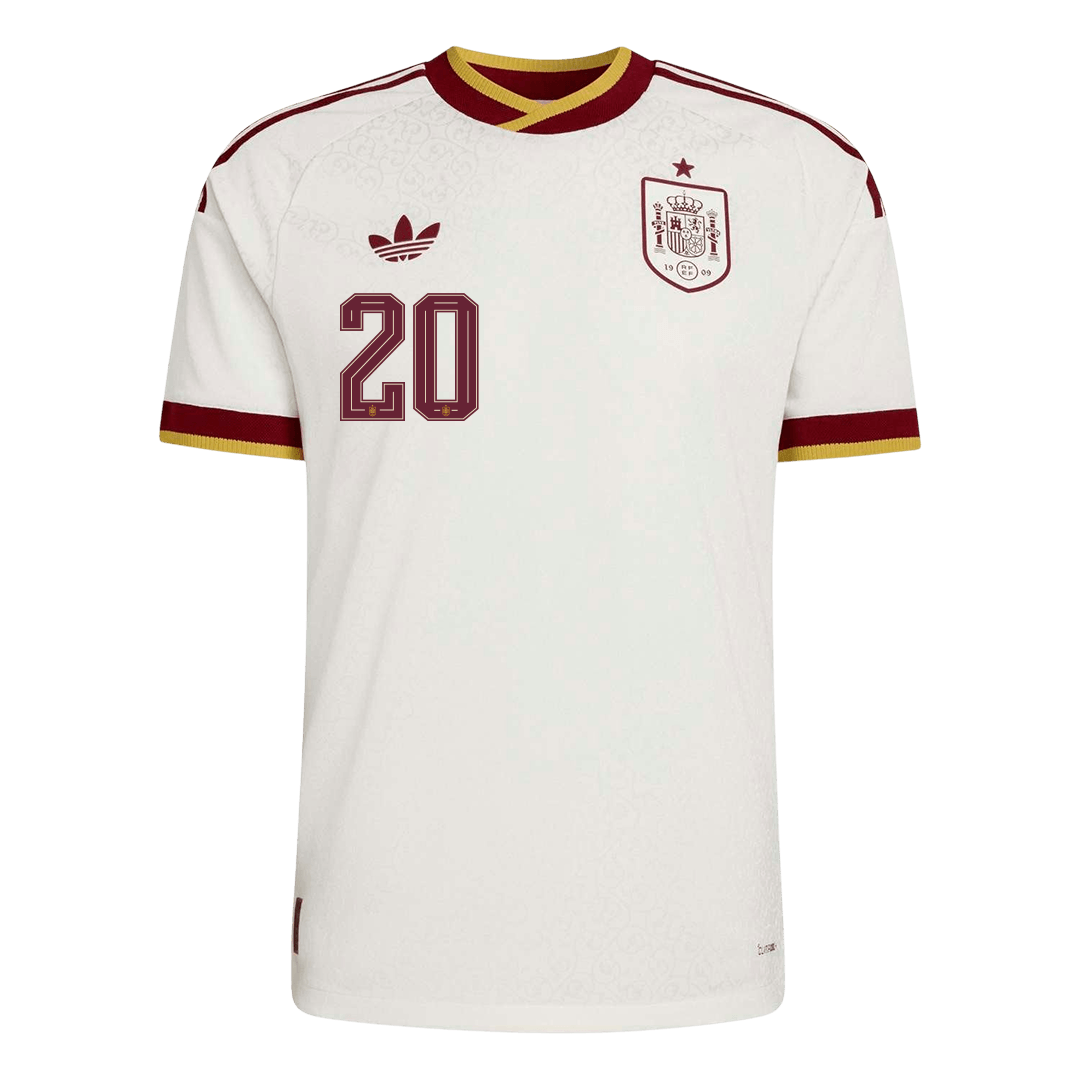Camiseta Auténtica Pedri #20 España 2026 Segunda Equipación Copa del Mundo - Versión Jugador - Vista 8