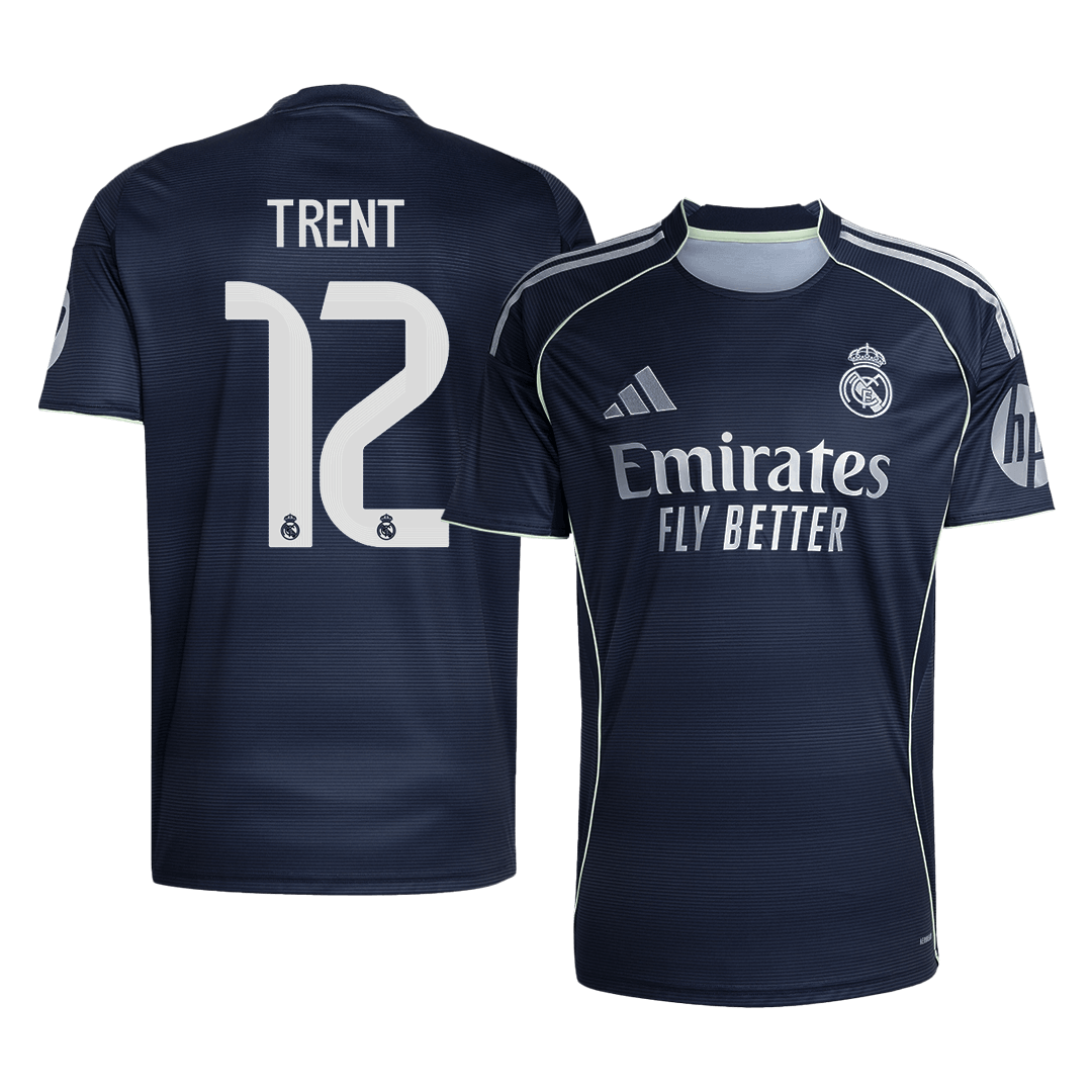 Camiseta Trent #12 Real Madrid 2025/26 Segunda Equipación - Versión Hincha