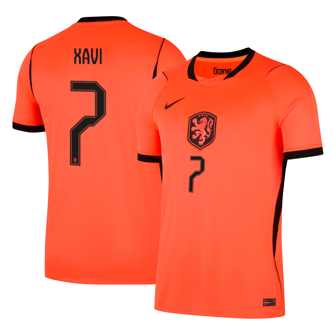 Camiseta Xavi #7 Países Bajos 2026 Primera Equipación Copa del Mundo - Versión Hincha