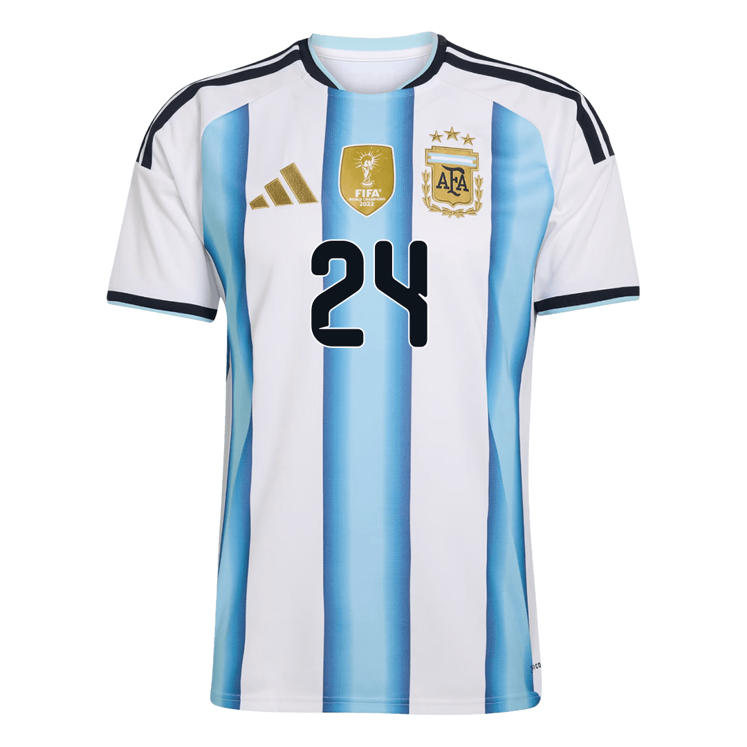 Camiseta E. Fernández #24 Argentina 2026 Primera Equipación Copa del Mundo - Versión Hincha (Calidad Premium) - Vista 8