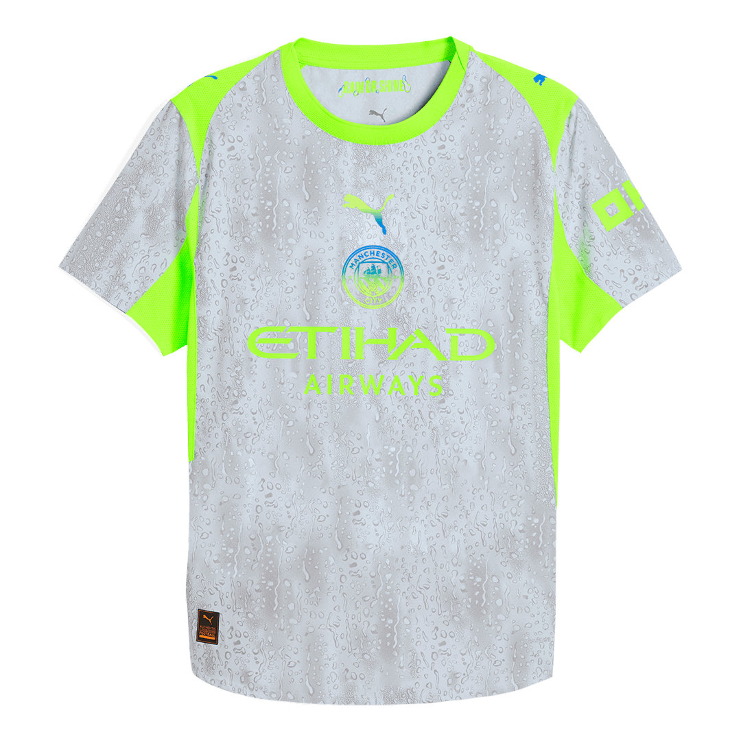 Camiseta Auténtica Manchester City 2025/26 Tercera Equipación - Versión Jugador