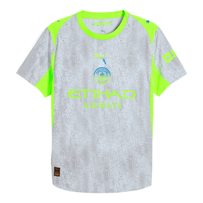 Camiseta Auténtica Manchester City 2025/26 Tercera Equipación - Versión Jugador