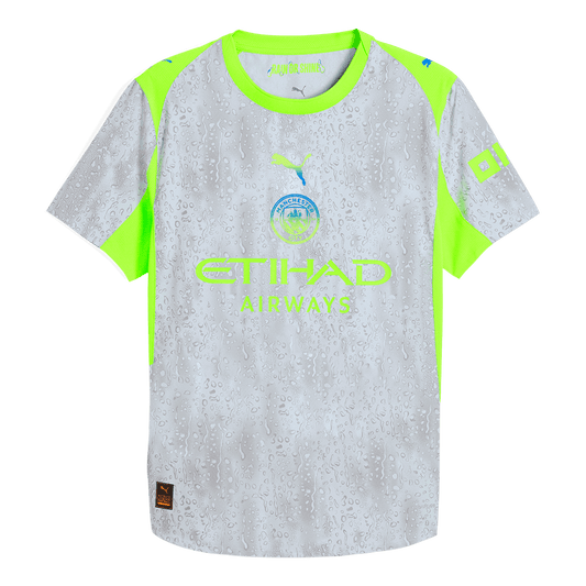 Camiseta Auténtica Manchester City 2025/26 Tercera Equipación - Versión Jugador