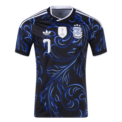 Camiseta De Paul #7 Argentina 2026 Segunda Equipación Copa del Mundo - Versión Hincha - Vista 7