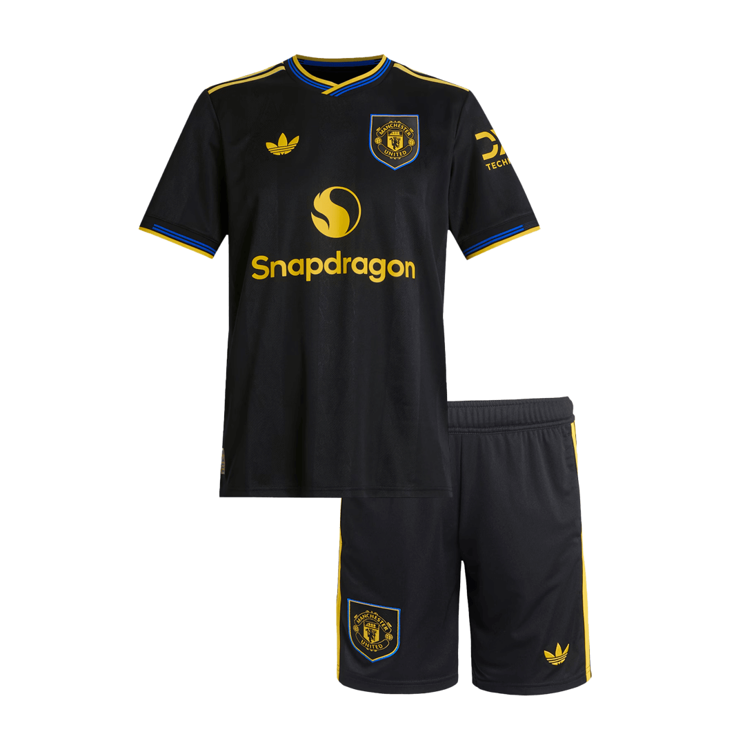 Conjunto Infantil Manchester United 2025/26 Tercera Equipación