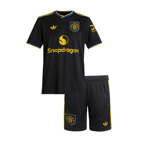 Conjunto Infantil Manchester United 2025/26 Tercera Equipación