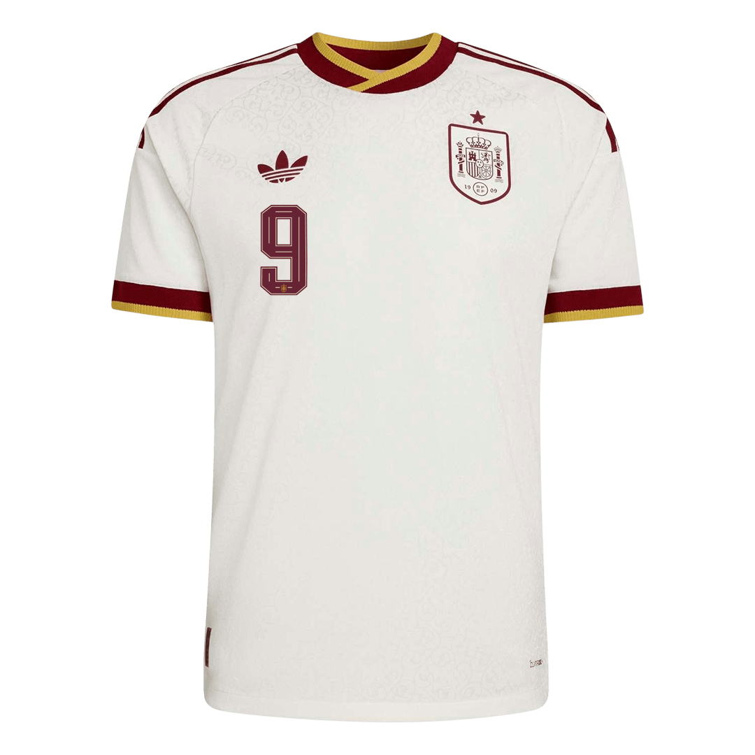 Camiseta Auténtica Gavi #9 España 2026 Segunda Equipación Copa del Mundo - Versión Jugador - Vista 8
