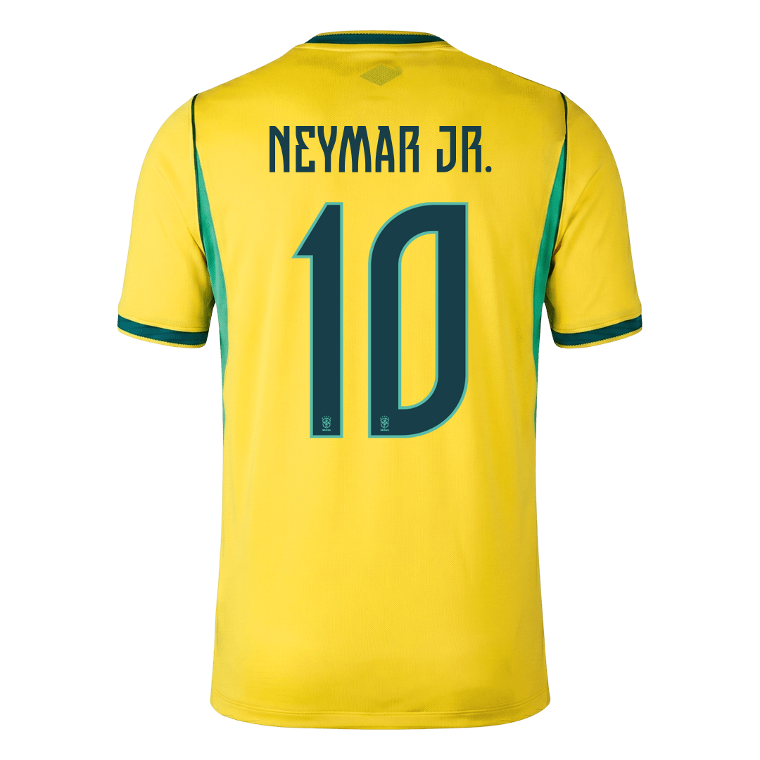 Camiseta Neymar Jr. #10 Brasil 2026 Primera Equipación Copa del Mundo - Versión Hincha - Vista 4