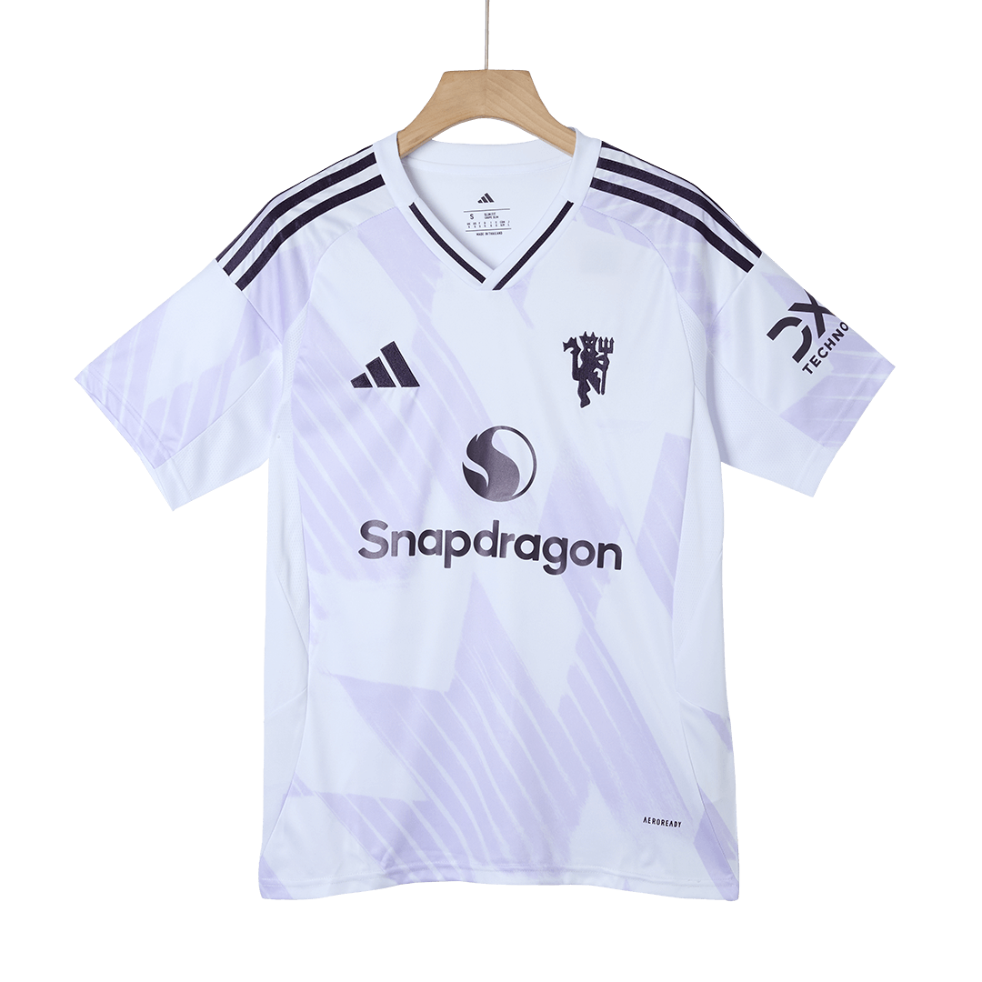 Camiseta Mount #7 Manchester United 2025/26 Segunda Equipación - Versión Hincha - Vista 8